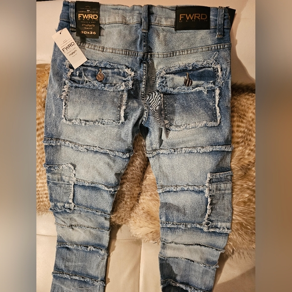 NWT FWRD Stacked Jeans (30) - Picture 3 of 8